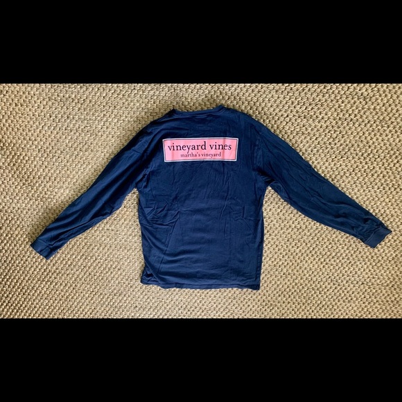 Vineyard Vines L/S pocket tee Small - Picture 2 of 2